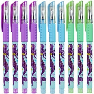 2pcs Mermaid Tail Design Gel Pens 0.5mm Black Ink Neutral Pens Kids Praise  Gifts School Office Signature Pen Kawaii Stationery 