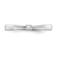 thumbnail image 5 of Polished White Ice .03ct. Diamond Ring Size 6 Measures 2mm Wide - .03 dwt - Ring for Women, 5 of 8