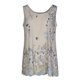 thumbnail image 5 of Cómoda blusa sin mangas con cuello redondo y estampado de gasa para mujer Pompotops  lopia992295, 5 of 8