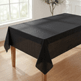 thumbnail image 7 of Plastic Table Cloth Disposable 12 Pack, 54 x 108 Inch, Black, for Party Picnic Wedding, 7 of 7