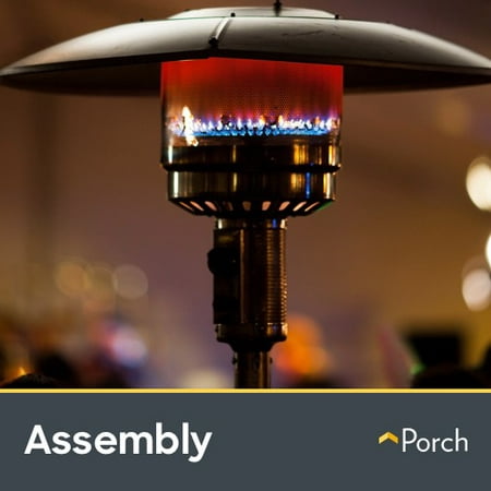 Patio Heater Assembly by Porch Home Services (Best Heater For Screened Porch)