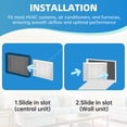thumbnail image 3 of 20x30x1 Air Filter AC Furnace MERV 13 Comparable with MPR 1900 FPR 10 HVAC Air Condition cabin Vent Fan Electrostatic Pleated Actual Size 19.49 x 29.49 x 0.75 6 Packs, 3 of 8