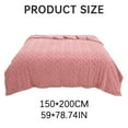 thumbnail image 2 of Lightweight Plush Soft Ice Blanket Breathable Temperature Controlled Air Conditioning Blanket In Summer Suitable For Constant Temperature Blanket In Air Conditioned Room Plush, Pink D, 2 of 8