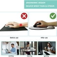 thumbnail image 2 of Mouse Pad with Wrist Rest, Ergonomic Gaming Desktop Mouse Pad Wrist Rest, Comfortable Mousepad for Computer, Laptop, Office, and Home, Non-Slip Base, Waterproof Surface, 2 of 7