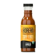 Ocean's Halo Organic Spicy Korean BBQ Sauce, Vegan, Soy-Free, 12 oz Bottle