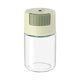 thumbnail image 1 of Dispensador de condimentos de vidrio con botón pulsador | Medidor de 0.02 oz para sal, pimienta y especias | Botella de 100 ml de capacidad para cocina y barbacoa para porciones precisas, 1 of 1