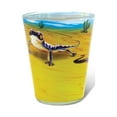thumbnail image 3 of Puzzled Multi-colored Gecko Full Shot Glass, 1.70 Oz. Tequila Cocktail Whisky Vodka Unbreakable Glassware Novelty Shooter Glasses Handcrafted Drinkware Wildlife Reptile Themed Home & Bar Accessory, 3 of 3