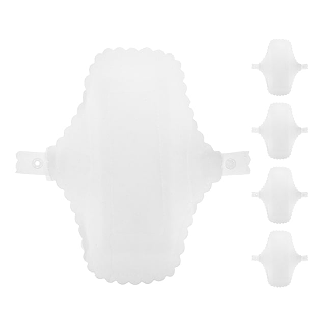 5 compresas menstruales reutilizables de algodón: compresas lavables para mujer con diseño antifugas - Cómodas compresas de algodón
