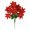 RD1, variant on (Clearance) BNNG 7 Heads Red Artificial Poinsettia Bushes Artificial Flowers Christmas Velvet Silk Poinsettias Flowers Floral for Xmas Tree Ornament Table Centerpiece Fillers Porch Decorations