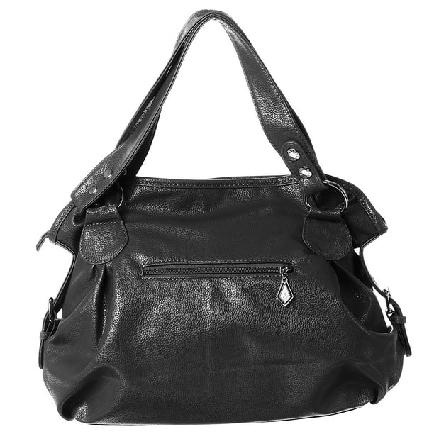 New Fashion Pu Leather Handbag Shoulder Bag Travel Backpack Tote Purse ...