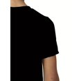 thumbnail image 3 of Boys' Black Cotton Knit T-Shirt with 3D Smile Face Print – Casual Crew Neck, Short Sleeve, Regular Fit, Soft & Stretchy Summer Tee for Youngsters, Tween Boy Clothes, 3 of 5