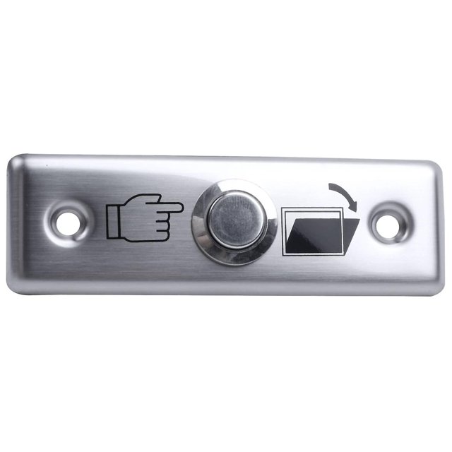 Botón pulsador de liberación de Salida de puerta yuxing acero inoxidable Plata