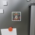 thumbnail image 1 of Frida Pawlo Cute Cat Die-Cut Magnets - Cute Kitty Fridge Magnets, Adorable Cat Locker Decor, Pet Lover Kitchen, 1 of 2