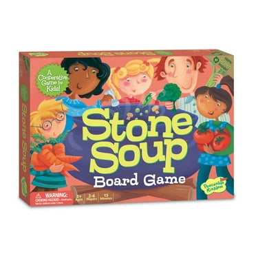 Peaceable Kingdom Stone Soup Cooperative Memory Board Game for Kids, 2 to 6 Players Game