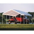 thumbnail image 1 of ShelterLogic 10059 12-26 White Canopy Replacement Cover, Fits 2 in. Frame, 1 of 5
