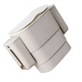 thumbnail image 3 of Hanging Trash Can with Lid Large Capacity Wall Mounted Garbage Can for Kitchen Cabinet Bathroom Light Gray, 3 of 12