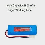 GEILIENERGY 7.2V Battery Pack for RC Car 3800mAh NiMH Replacement Hobby Battery with Tamiya Connector(1 PACK)