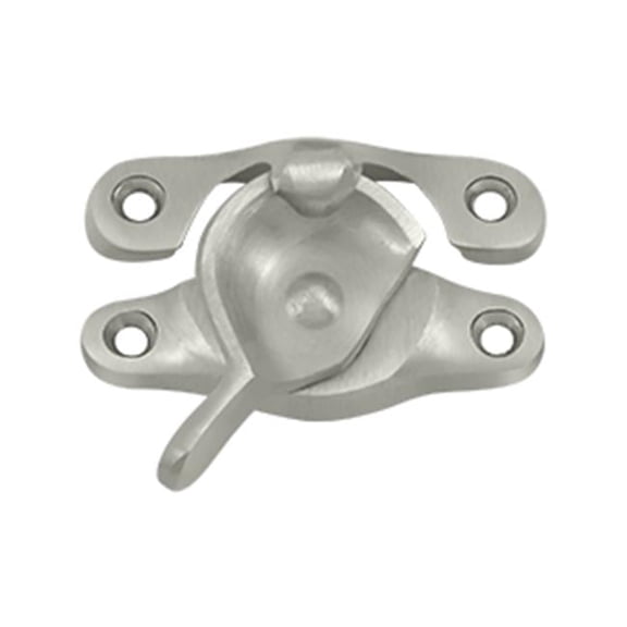 0.93 x 2.62 in. Window Sash Lock, Satin Nickel - Solid