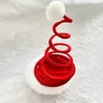 thumbnail image 5 of Santa hats Christmas Hat Flexible Holiday Headwear Elastic Santa Cap For Christmas Parties Festivals And Winter Celebrations. small santa hats, 5 of 6