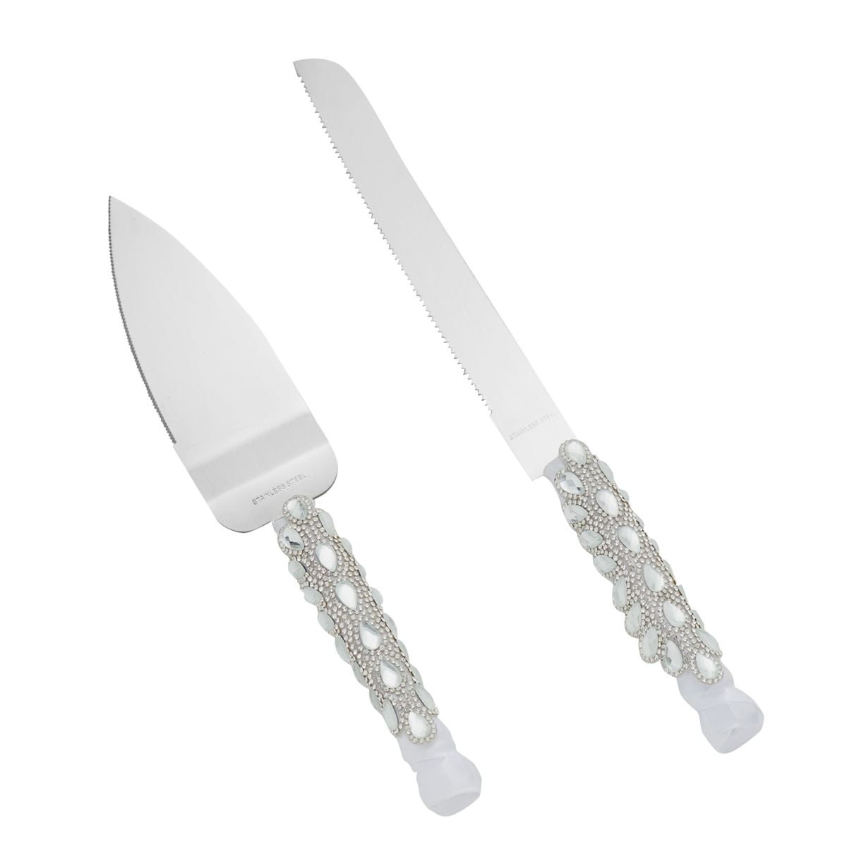 Cake Shovel Wedding Server Stainless Steel Party Handle Cutter Acrylic Blade S 