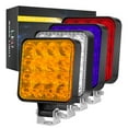 thumbnail image 5 of Huhudde 48W 12V LED Flood Off Road Driving Fog Lamp Driving Work Light for Truck Trailer, 5 of 18