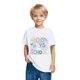 thumbnail image 5 of Fiudx Camiseta para Niños, Suave Mezcla de Poliéster, Cuello Redondo Moderno, Manga Corta Cómoda, Uso Diario Informal, Moda para Niños y Niñas, Lavado a Mano., 5 of 6