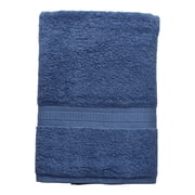 Mainstays Basic Solid Bath Towel, Blue Streak
