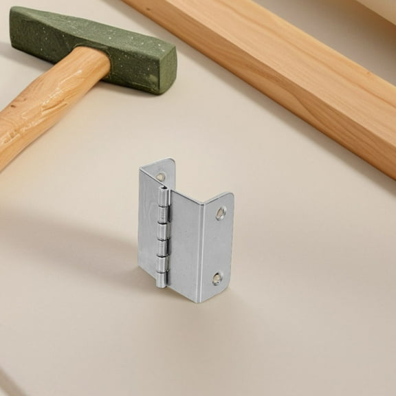 FRCOLOR 8pcs Heavy Duty Metal Hinges For Cabinet Doors 4-Hole Folding Hinges For Furniture Stainless Steel Door Hinges Metal Hinges