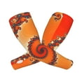 thumbnail image 2 of Fotbe Orange Rotating UV Sun Protection Arm Sleeves - Tattoo Cover Up - Basketball Arm Sleeve UPF 50 Cooling for Men Women, 2 of 8
