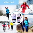 thumbnail image 6 of Women's Touchscreen Winter Ski Gloves, Warm Water-Proof Gloves, Bike Riding Skiing Hiking Motorcycle Outdoor Activity Gloves for Women Girls(Pink), 6 of 6