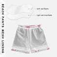 thumbnail image 5 of Kids' Beach Pants Comfortable Swim Trunks Cute Pink Flamingo Pattern Shorts for Pool Vacation and Lounge Wear 2T, 5 of 8