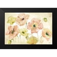 thumbnail image 2 of Tre Sorelle Studios 24x17 Black Modern Framed Museum Art Print Titled - Watercolor Blush Landscape, 2 of 5