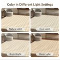 thumbnail image 7 of ODIKA 8'x10' Washable Area Rug Durable, Non-Slip Nursey Plaid Grid Neutral Gingham Traditional Frame Nirsery Farmhouse for Living Room, Under Sectional, Family, 7 of 7