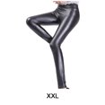 thumbnail image 2 of Sonducket Pantalones de cuero negros ajustados Leggings elegantes y versátiles para cualquier atuendo para mujer Pantalones de cuero Prendas para la parte inferior del cuerpo Negro fino+XXL, 2 of 6