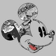 thumbnail image 2 of Women's Mickey & Friends Comic book Mickey Mouse Face  Graphic Tee Athletic Heather X Large, 2 of 4