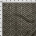 thumbnail image 3 of oneOone Polyester Lycra Fabric Ethnic Geometric Flame Stitch Print Fabric BTY 56 Inch Wide, 3 of 4