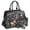 Black Flower, variant on Women Satchel Handbags Shoulder Purses Totes Top Handle Work Bags with 3 Compartments