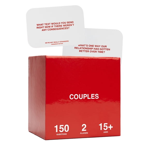 We're Not Really Strangers Card Game 150 Conversation Cards for Adults, Teens, Couples, & Strangers Icebreaker Questions for Game Night or Date Night, Ages 15 , 2-6 Players