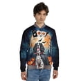 thumbnail image 4 of Happy Halloween Vampire English Springer Spaniel BOO with Pumpkins Fun and Spooky All Over Print 3D Baseball Jacket Springers Dog Lover Gifts Bomber Jacket Softball - 00018, 4 of 6