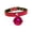 Multiple Colors, variant on Dog Collar with Bell, Soft Pu Leather Small Dog Collars Adjustable Buckle, for Pets Puppy Cats,(S)