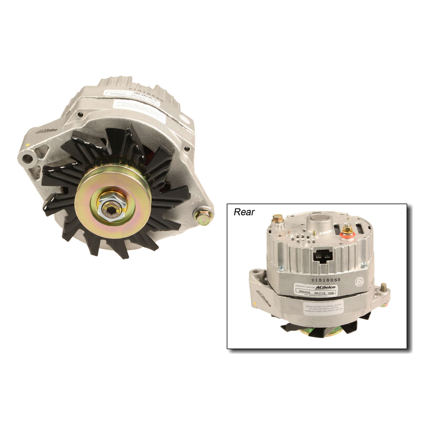 ACDelco Professional Remanufactured Alternator