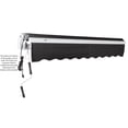 thumbnail image 2 of Awntech 8' x 6.5' Maui Left Motor Left Motorized Patio Retractable Awning, Black, 2 of 6