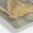 thumbnail image 3 of Designart 'Glam Metallic Form I' Modern Wall Clock, 3 of 3