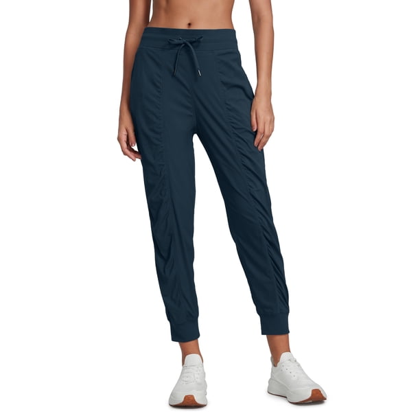 Pantalones Joggers CRZ YOGA Mujer Tiro Alto XL con Bolsillos y Entrepierna de 66 cm