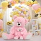 thumbnail image 4 of Oso de peluche Morismos Giant, rosa, 100 cm, con bebé, 4 of 6