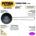 thumbnail image 3 of Hawkins Futura Hard Anodised 3.25mm Tadka Pan (Spice Heating Pan) 10cm, Black - Ships from USA, 3 of 5