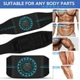 thumbnail image 4 of Portable Abdominal Massage, EMS Muscle Stimulator, Abdominal Toning Belt,  Flattening Belly, Adjustable Vibration Massage, Strengthen Belly Muscle, 4 of 6