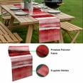 thumbnail image 5 of Red Ombre Table Runner - 90 Inch Long, Kitchen Dining Table Runner Dresser Scarves, Modern Abstract Art Farmhouse Farmhouse Decor for Coffee Tables Wedding Party Banquet, 5 of 8