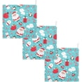 thumbnail image 6 of Coolnut Cute Santa Claus Baby Muslin Washcloths Face Towel, Christmas Penguins Burp Cloths Cotton Wipes 5 PCS Infant Wash Cloth for Newborn Boys Girls 12x12 inches, 6 of 6
