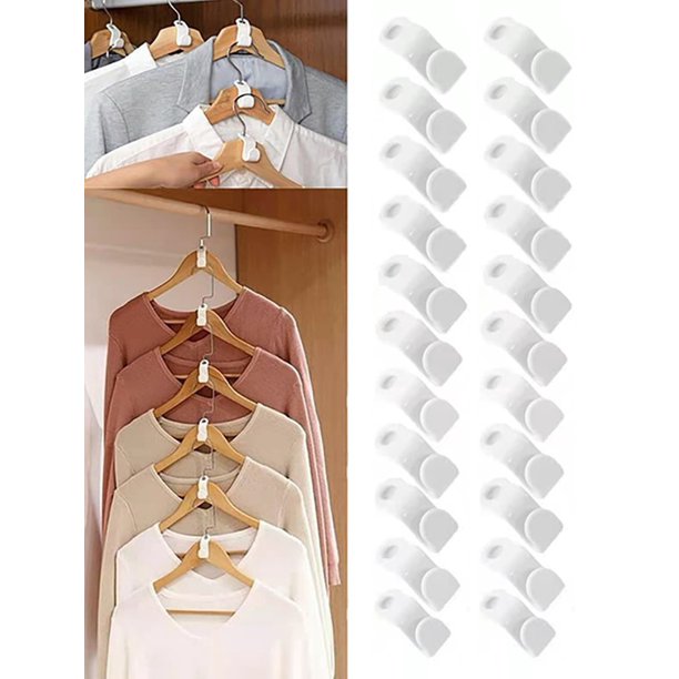 Clothes Hanger Connector Hook Closet Space Saving Organizer Stackable Hanger Hook/10pcs-30pcs-50pcs Set